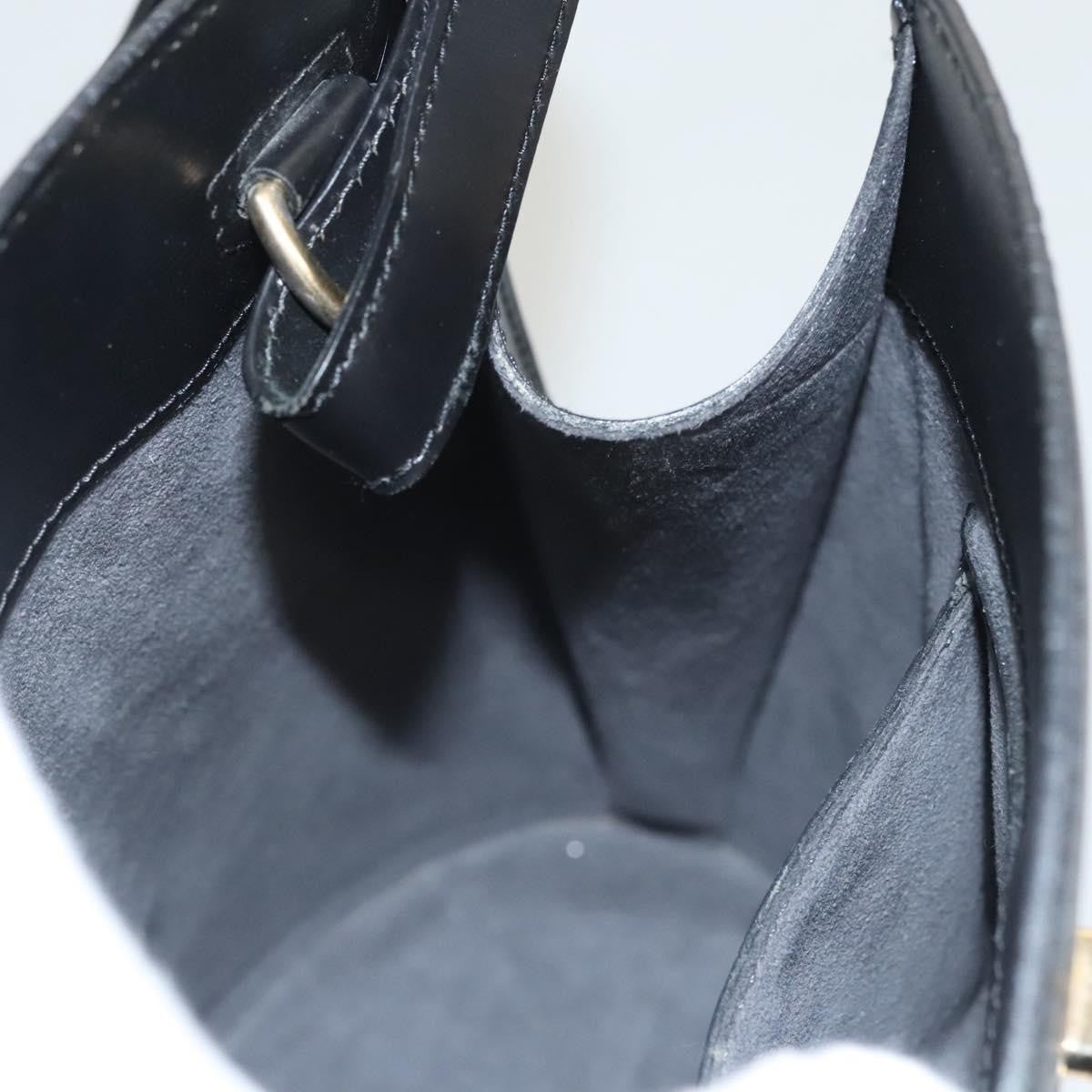 Louis Vuitton Cluny Shoulder Bag Epi Leather, BLACK, LEATHER, Shoulder bag