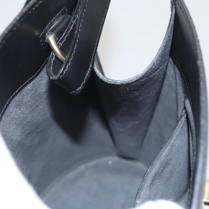 Louis Vuitton Cluny Shoulder Bag Epi Leather, BLACK, LEATHER, Shoulder bag