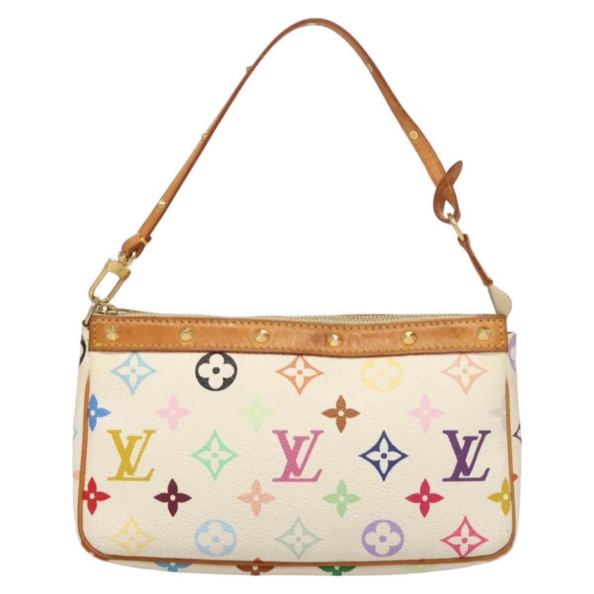 Louis Vuitton Pochette Accessoires Monogram Multicolor, MULTICOLOUR, CANVAS, Clutche & pouche