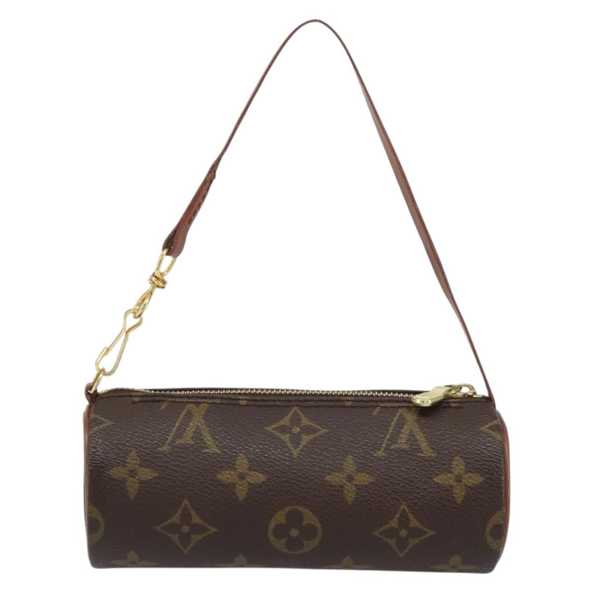 Louis Vuitton Papillon Pochette Monogram Canvas, BROWN, CANVAS, Clutche & pouche