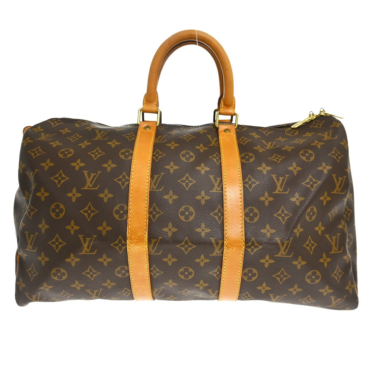 Louis Vuitton Keepall Bag Monogram Canvas, Brown, Canvas, Travel Bag