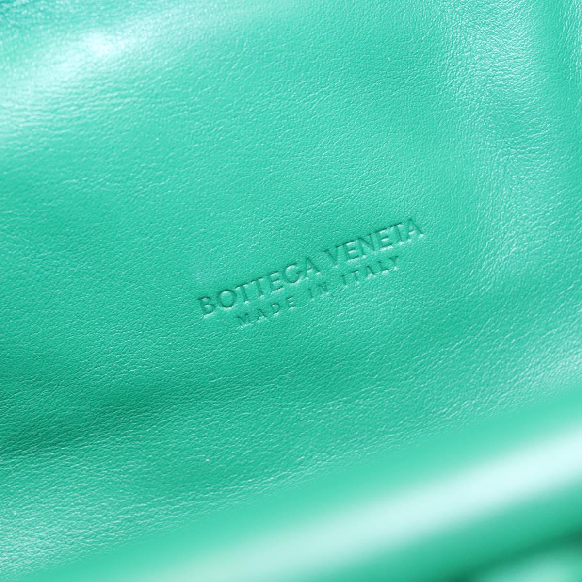 Bottega Veneta The Chain Pouch Leather, GREEN, LEATHER, Clutche & pouche