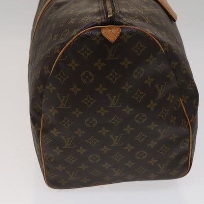 Louis Vuitton Keepall Bag Monogram Canvas, BROWN, CANVAS, Travel bag