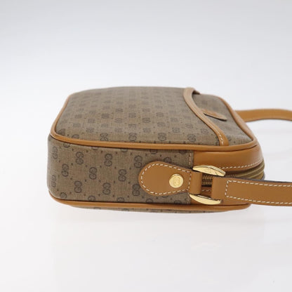 Gucci Zip Pouch GG Canvas, BEIGE, PVC, Shoulder bag