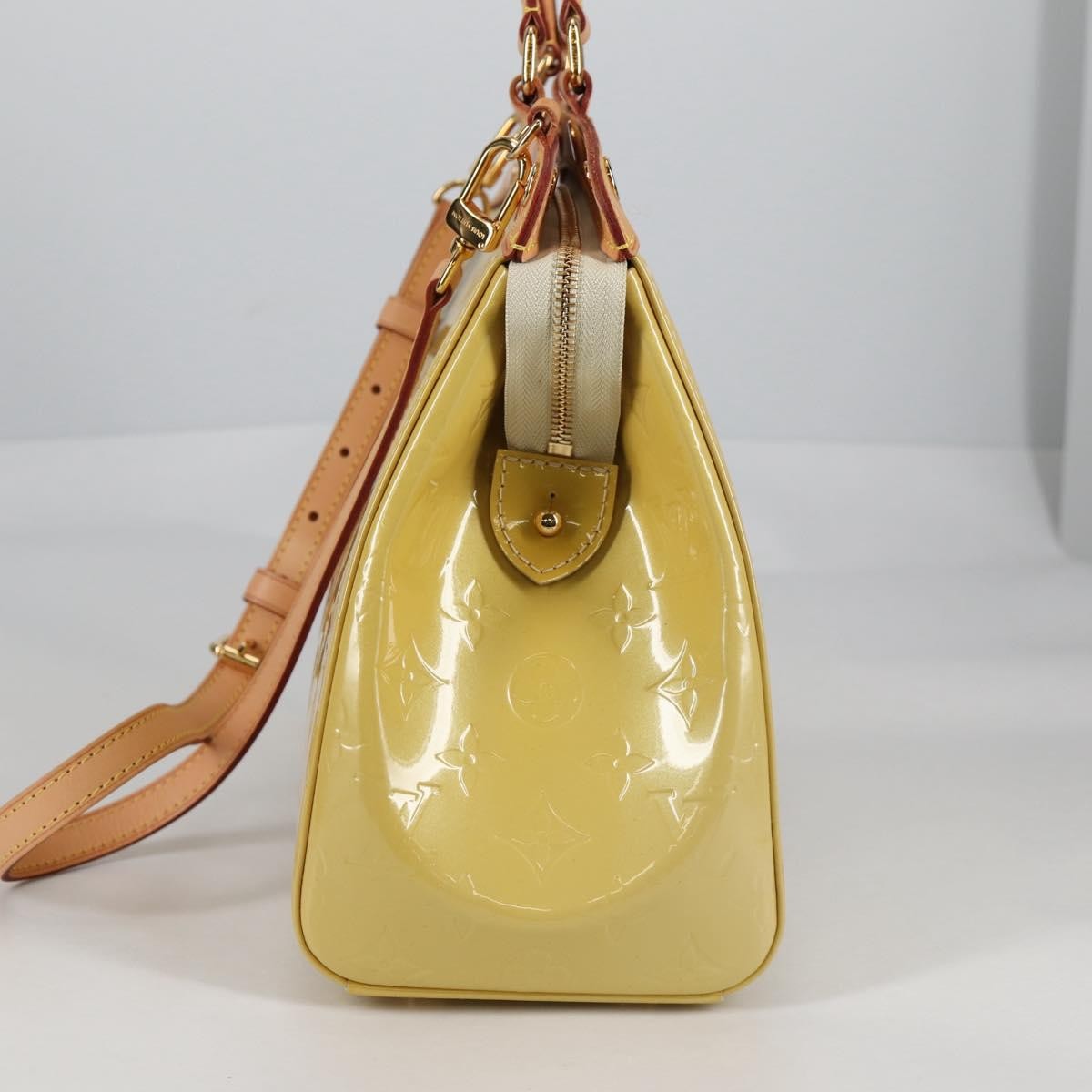 Louis Vuitton Blair Monogram vernis, YELLOW, PATENT_LEATHER, Handbag