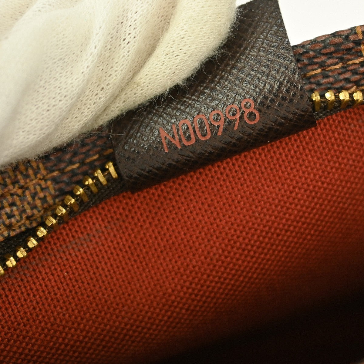 Louis Vuitton Trousse Make Up Bag Damier Canvas, BROWN, CANVAS, Clutche & pouche