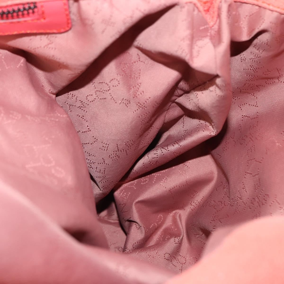 Stella McCartney Falabella Fold Over Crossbody Bag Suede, ORANGE, SUEDE, Crossbody bag