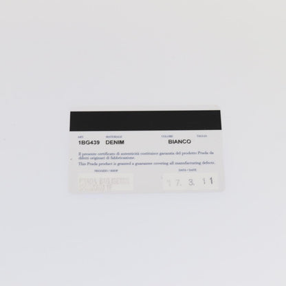 Prada Canapa Tote Rhinestone Embellished Canvas, GRAY, CANVAS, Tote bag