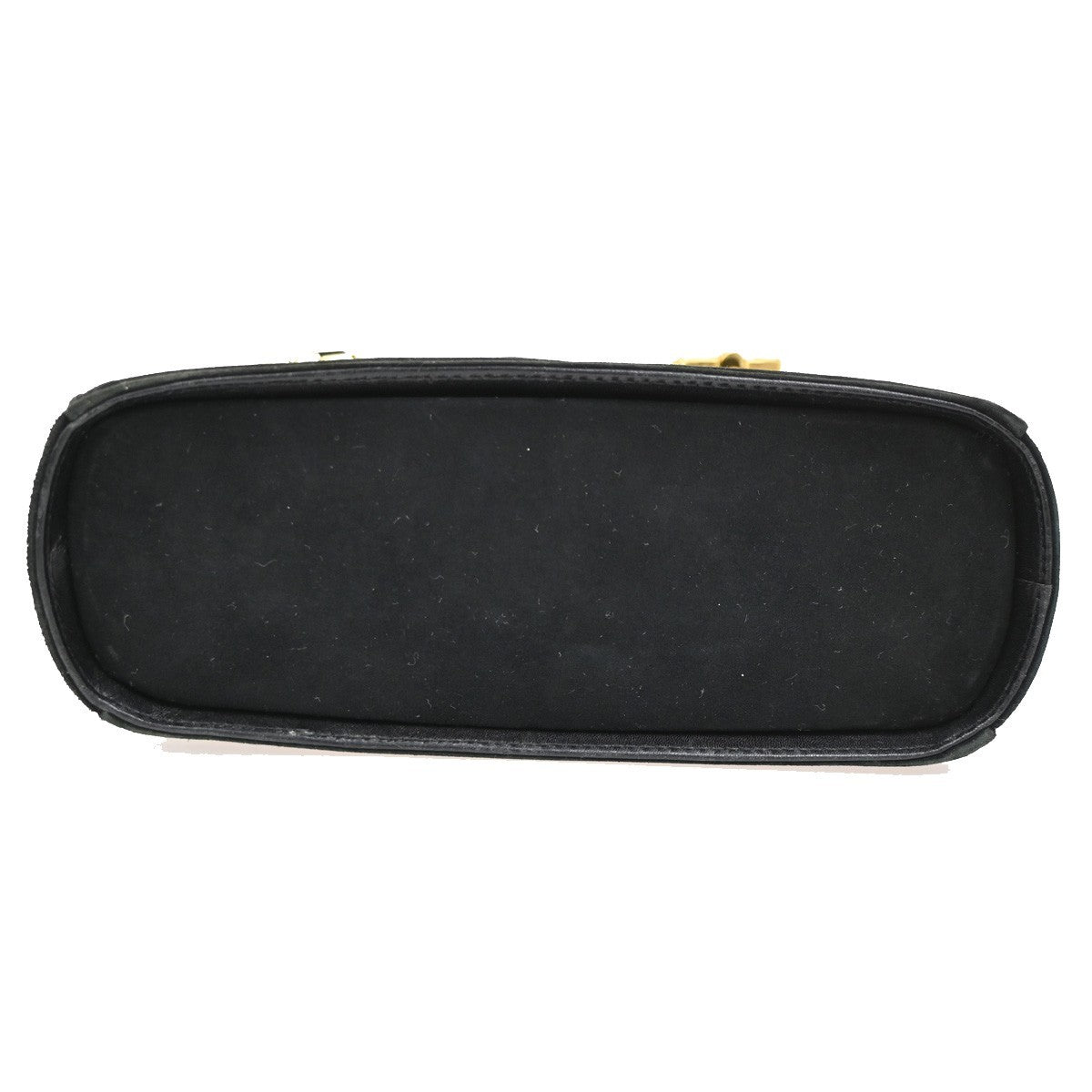 Salvatore Ferragamo Gancini handbag Suede, BLACK, SUEDE, Handbag