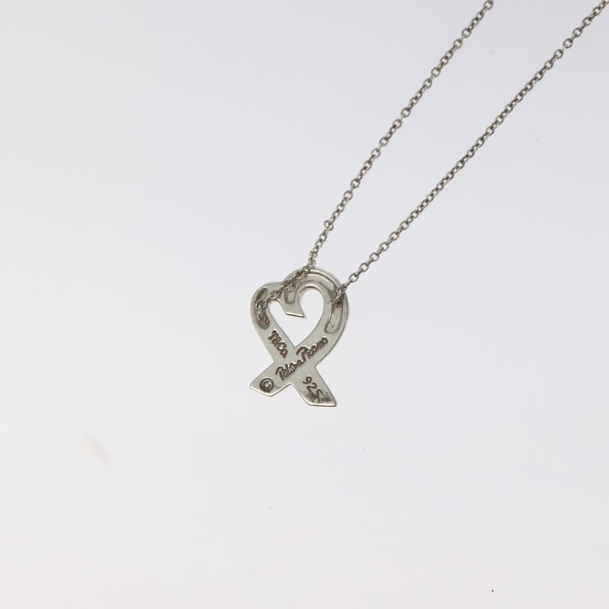 Tiffany & Co. Paloma Picasso Loving Heart Pendant Necklace Silver 925, SILVER, SILVER, Necklace