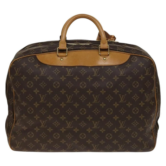 Louis Vuitton Alize Bag Monogram Canvas, BROWN, CANVAS, Travel bag
