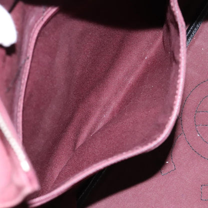 Chanel Fever Tote Quilted Caviar, BLACK, LEATHER, Tote bag