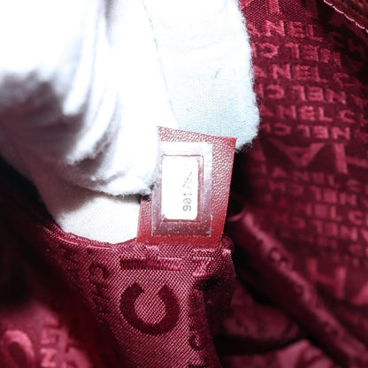 Chanel Vintage Button Tote Quilted Caviar, BLACK, LEATHER, Tote bag