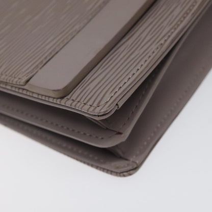 Louis Vuitton Biarritz Shoulder Bag Epi Leather, GRAY, LEATHER, Shoulder bag