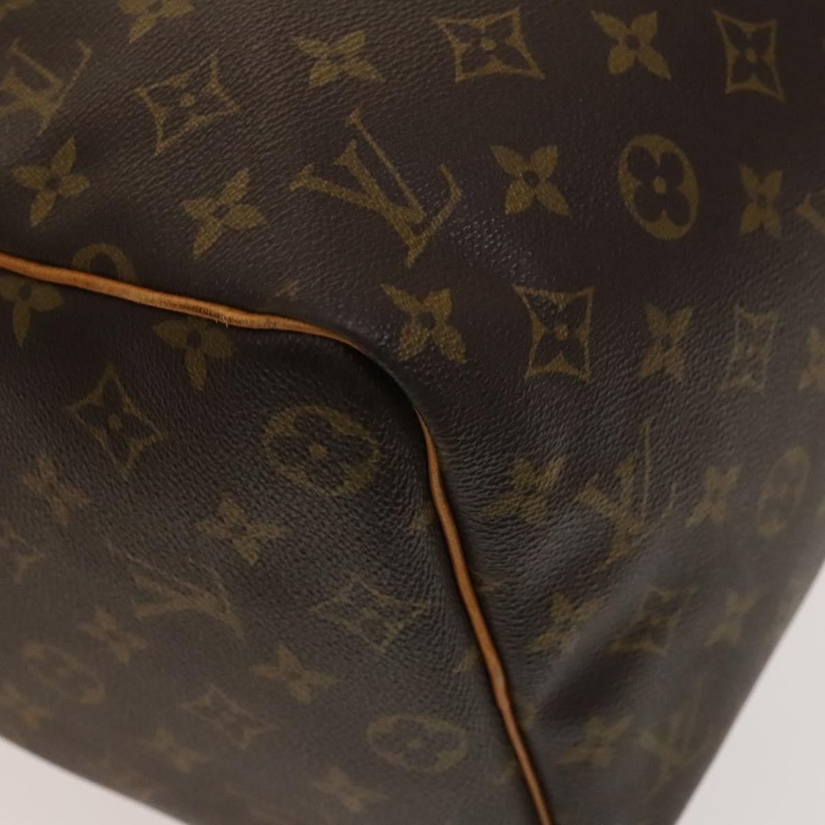 Louis Vuitton Keepall Bag Monogram Canvas, BROWN, CANVAS, Travel bag