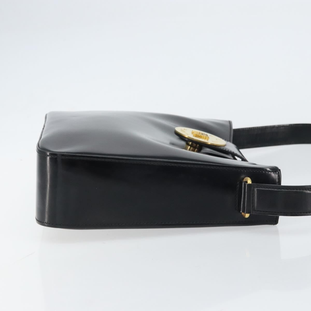 Celine Handbag Patent leather, BLACK, PATENT_LEATHER, Shoulder bag