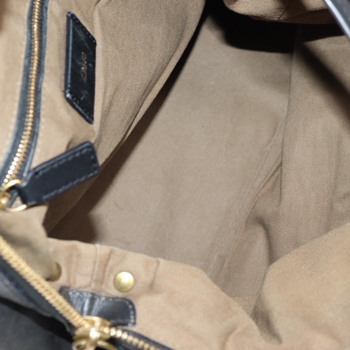 Chloe Vintage Tote bag Leather, BLACK, LEATHER, Tote bag