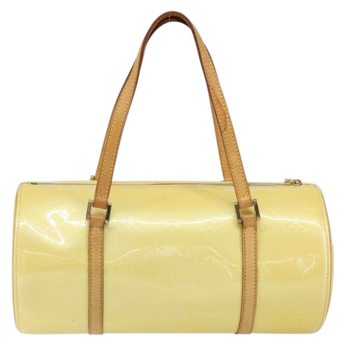 Louis Vuitton Bedford Handbag Monogram Vernis, BEIGE, PATENT_LEATHER, Handbag