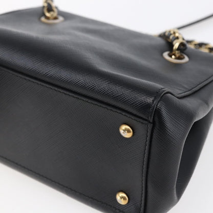 Salvatore Ferragamo Vala Shoulder Bag Leather, BLACK, LEATHER, Shoulder bag