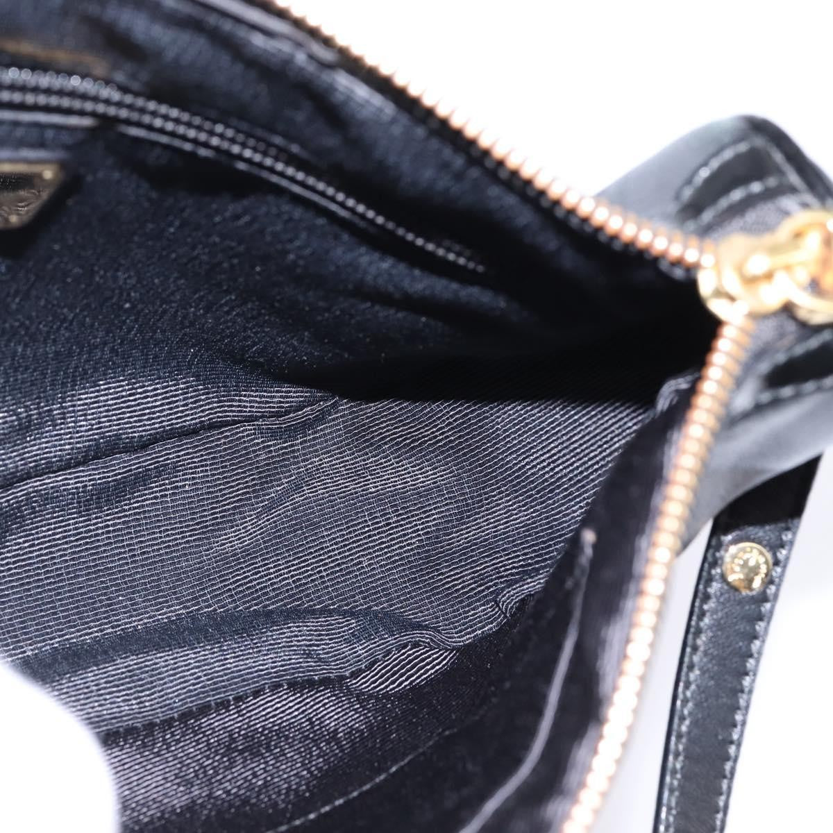 Salvatore Ferragamo Vala Shoulder Bag Leather, BLACK, LEATHER, Shoulder bag