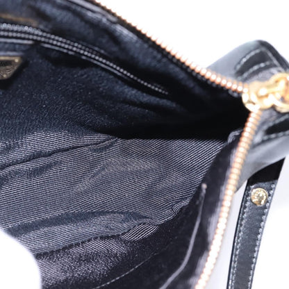 Salvatore Ferragamo Vala Shoulder Bag Leather, BLACK, LEATHER, Shoulder bag