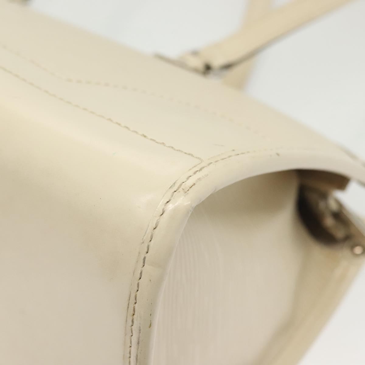 Louis Vuitton Madeleine Handbag Epi Leather, WHITE, LEATHER, Handbag
