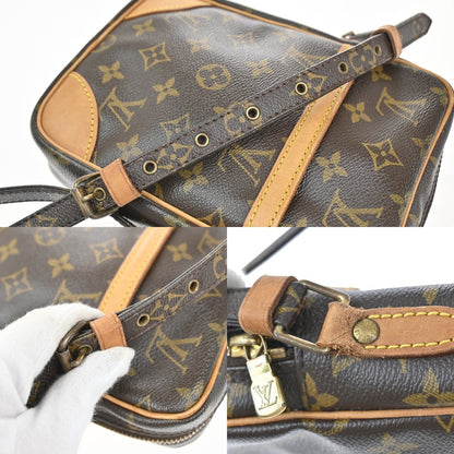 Louis Vuitton Danube Handbag Monogram Canvas, BROWN, CANVAS, Shoulder bag