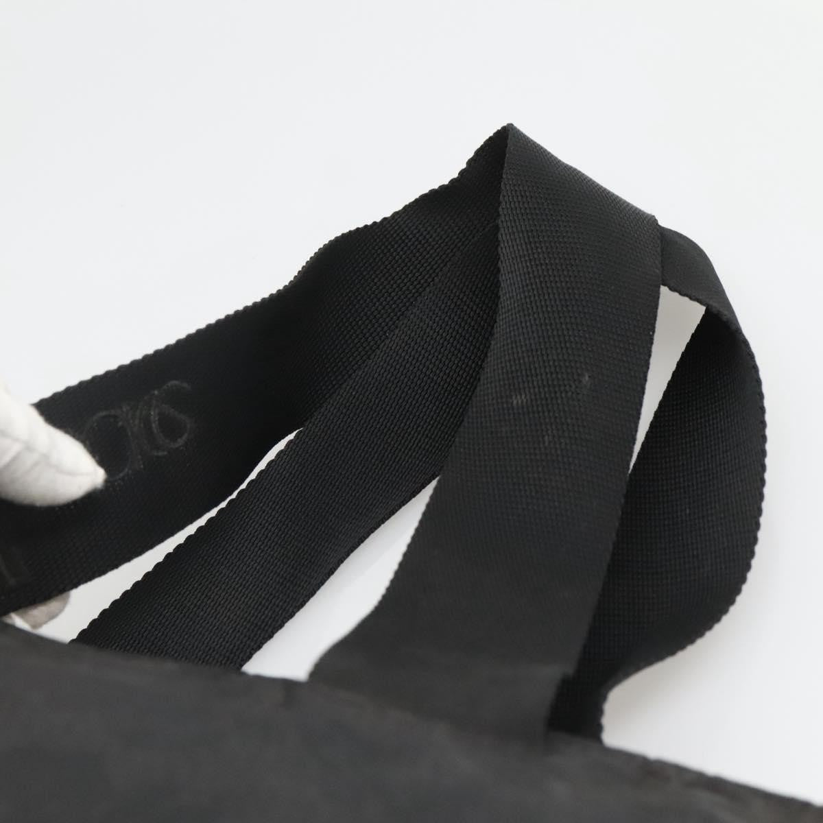 Versace Vintage Tote Nylon, BLACK, NYLON, Tote bag