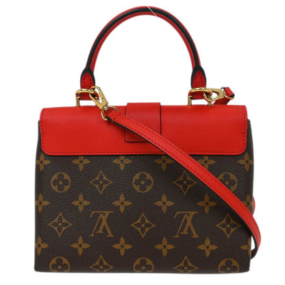 Louis Vuitton Locky Handbag Monogram Canvas with Leather, BROWN, CANVAS, Handbag