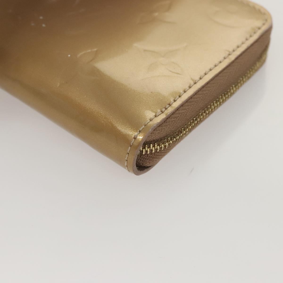 Louis Vuitton Porte-Monnaie Zippy Wallet Monogram Vernis, BEIGE, PATENT_LEATHER, Wallets