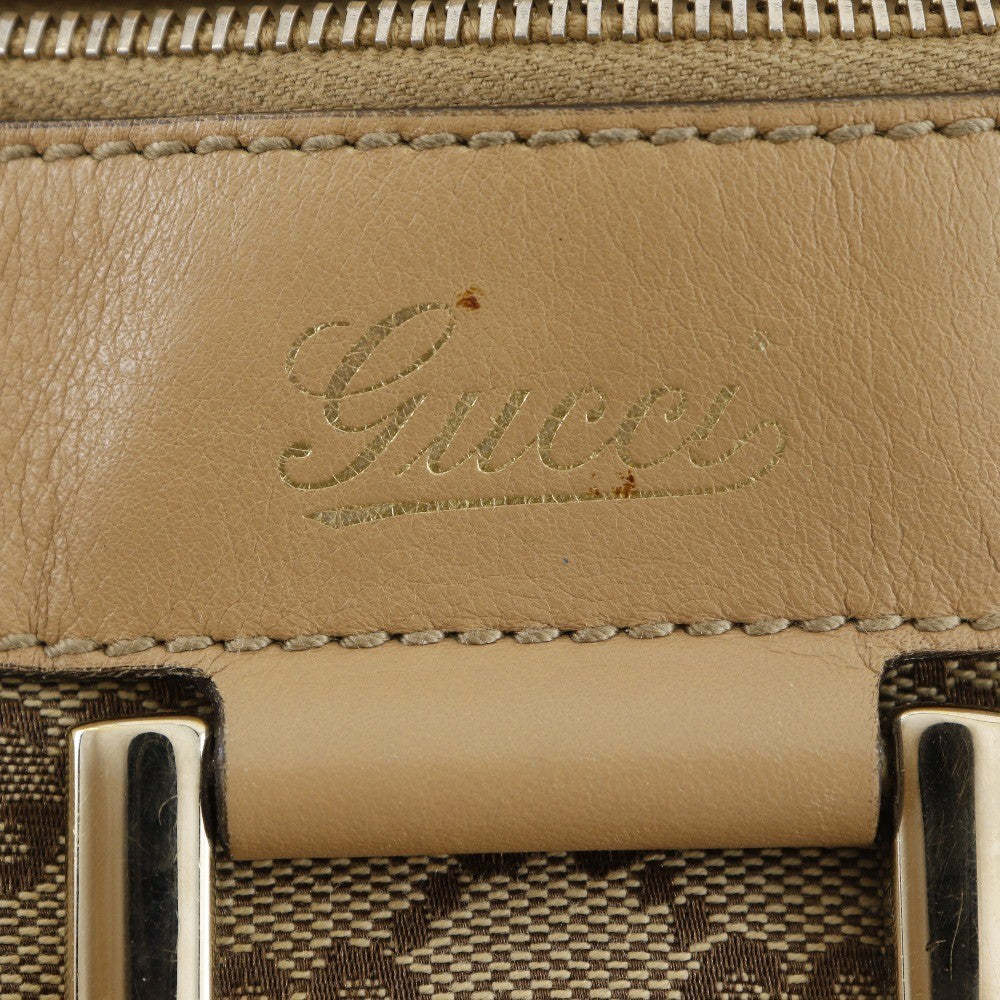 Gucci Abbey D-Ring Messenger Bag GG Canvas, BROWN, CANVAS, Shoulder bag