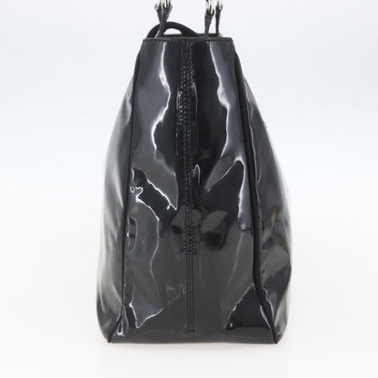 Salvatore Ferragamo Vintage Tote bag Patent Leather, BLACK, PATENT_LEATHER, Tote bag