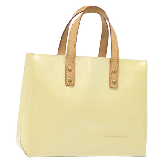 Louis Vuitton Reade Handbag Monogram Vernis, BEIGE, PATENT_LEATHER, Handbag
