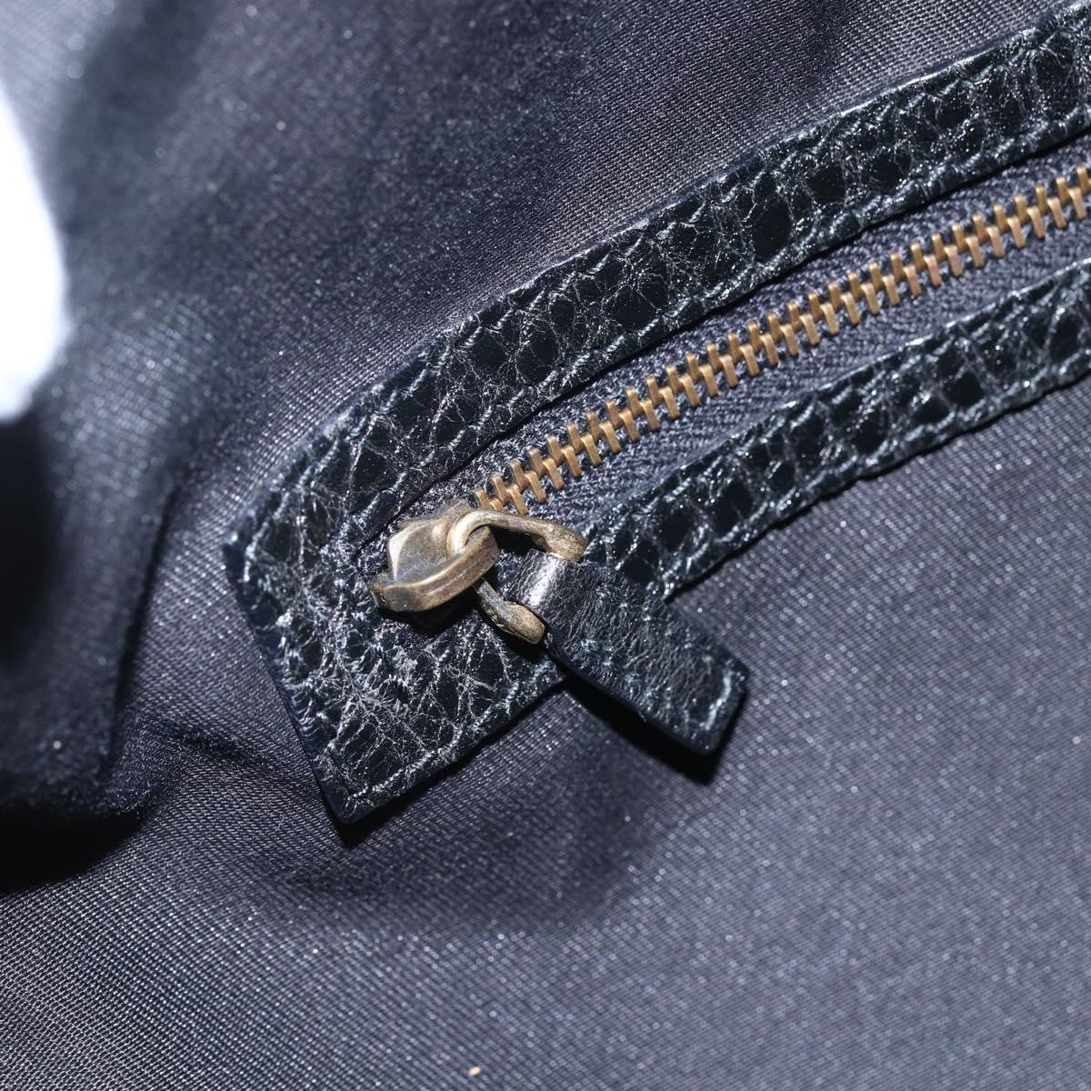 Gucci Interlocking Icon Drawstring Hobo Leather, BLACK, LEATHER, Shoulder bag