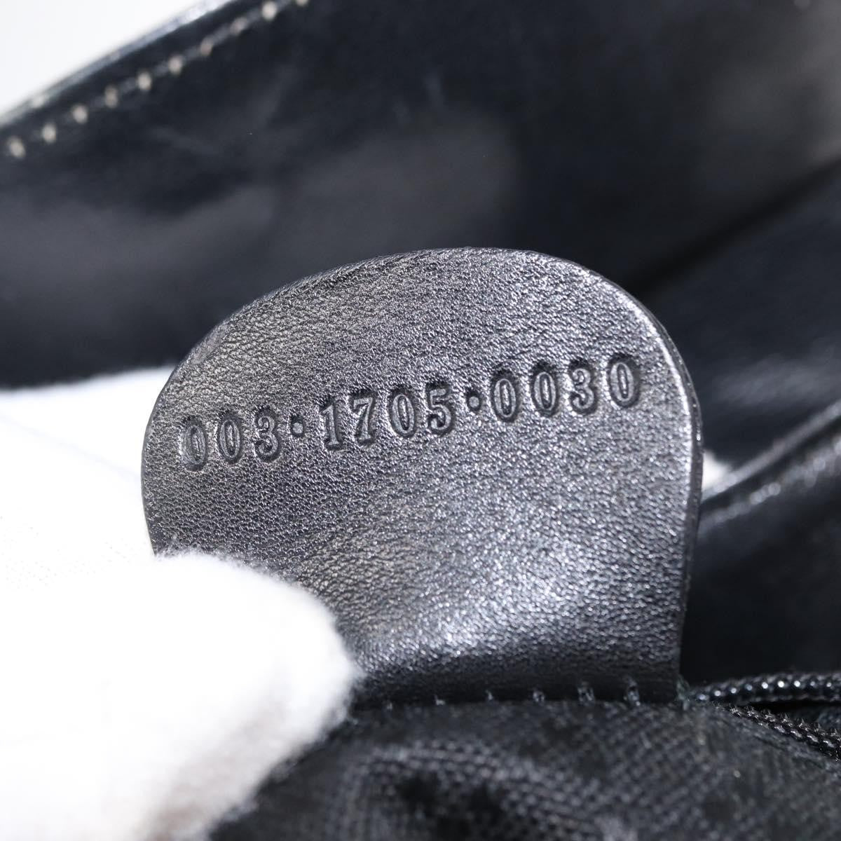 Gucci Vintage Bamboo Backpack Leather, BLACK, LEATHER, Backpack