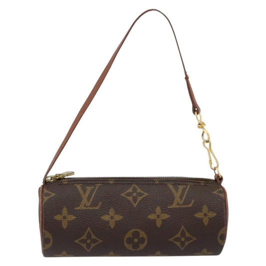 Louis Vuitton Papillon Pochette Monogram Canvas, BROWN, CANVAS, Clutche & pouche