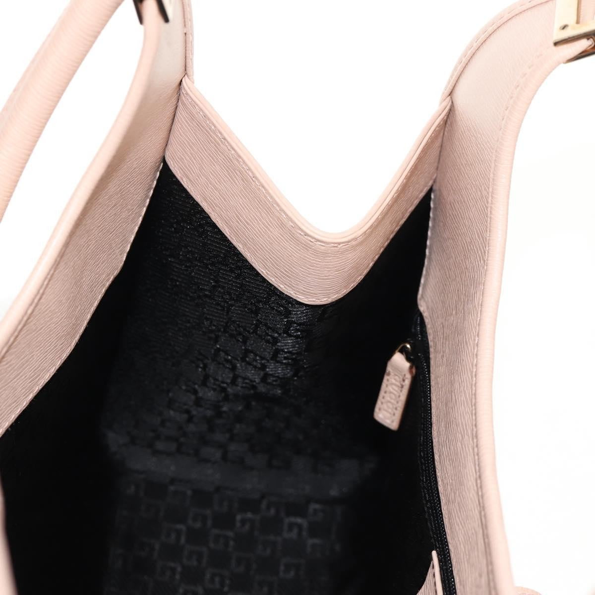 Gucci Vintage Jackie Handbag Leather, PINK, LEATHER, Handbag