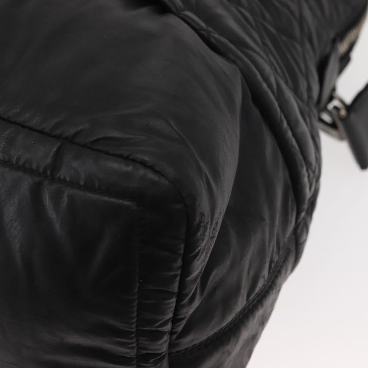 Chanel Vertical Sport Weekender Bag Quilted Nylon, BLACK, NYLON, Travel bag