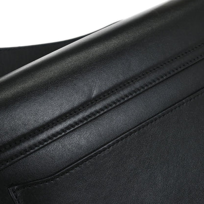 Chloe C Double Carry Bag Leather, BLACK, LEATHER, Shoulder bag