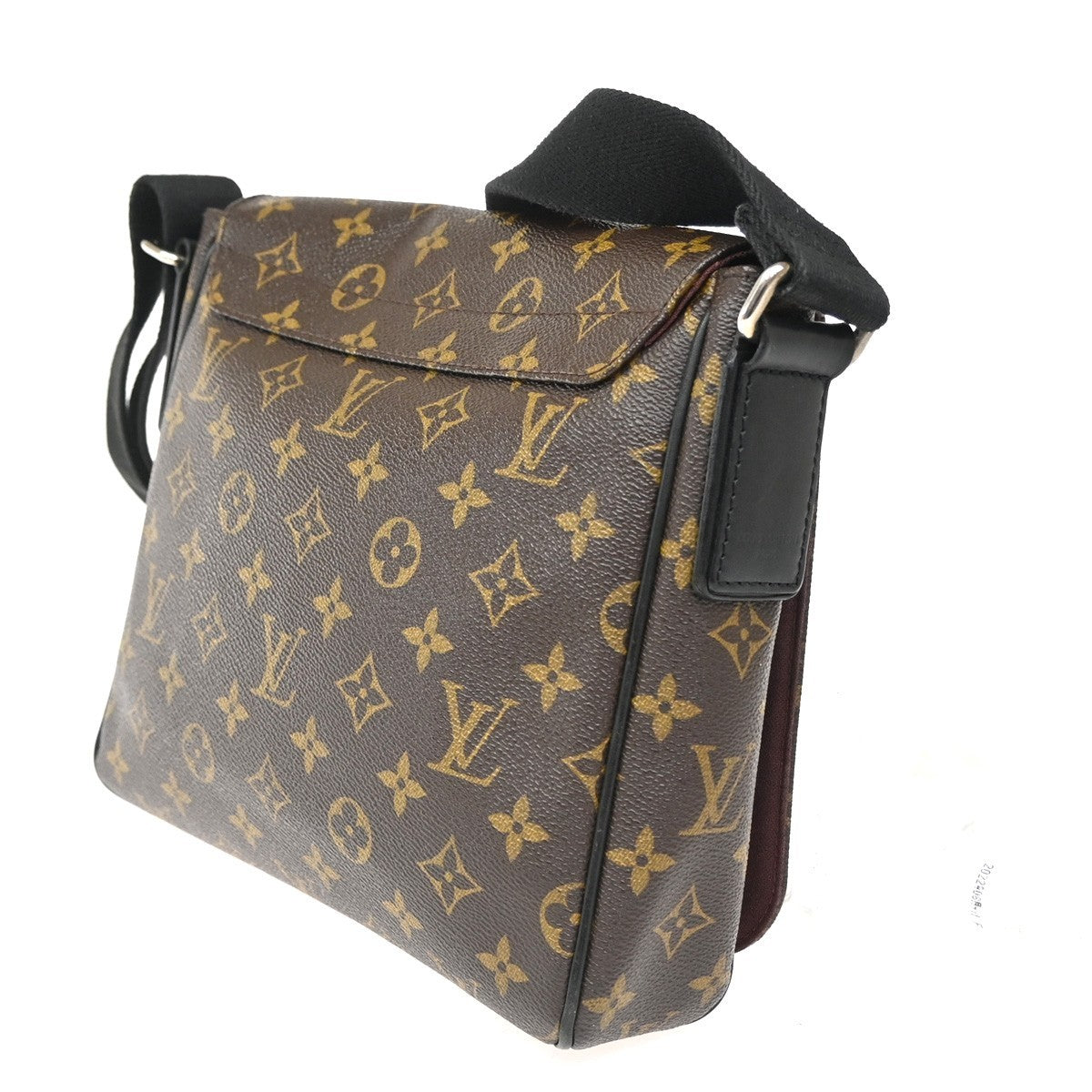 Louis Vuitton District Messenger Bag Macassar Monogram Canvas, BROWN, CANVAS, Shoulder bag
