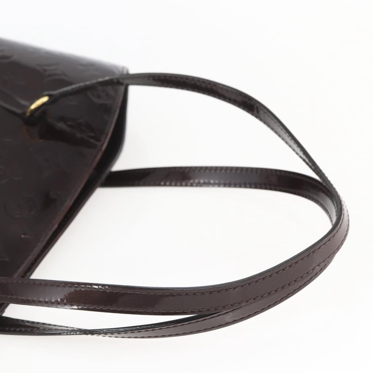 Louis Vuitton Avalon Handbag Monogram Vernis, PURPLE, PATENT_LEATHER, Handbag