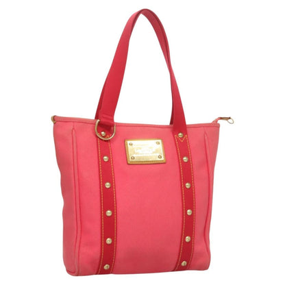 Louis Vuitton Antigua Tote Canvas, PINK, CANVAS, Tote bag