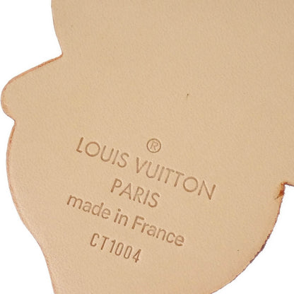 Louis Vuitton Murakami Panda Bag Charm and Keychain Vachetta Leather, BEIGE, LEATHER, Charms and Keychains