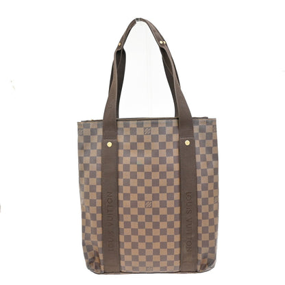 Louis Vuitton Cabas Beaubourg Damier, BROWN, CANVAS, Tote bag