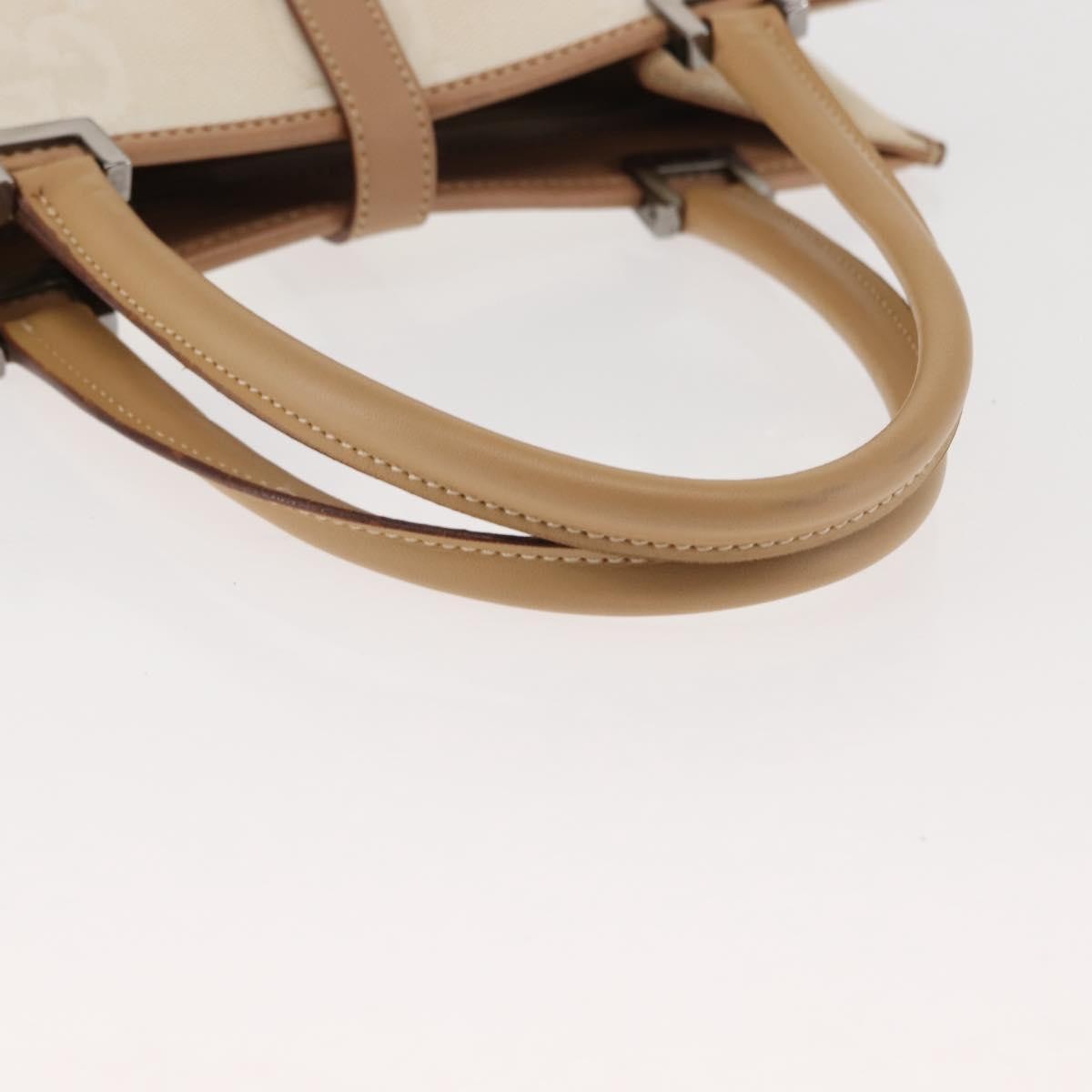 Gucci Vintage Jackie Handbag Canvas, BEIGE, CANVAS, Handbag
