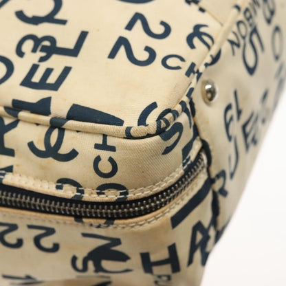 Chanel Cambon Canvas, WHITE, CANVAS, Handbag