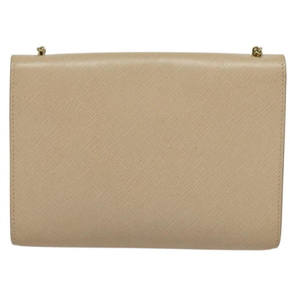 Salvatore Ferragamo Ginny Crossbody Bag Leather, BEIGE, LEATHER, Shoulder bag