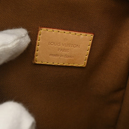Louis Vuitton Pochette Gange Monogram Canvas, BROWN, CANVAS, Clutche & pouche
