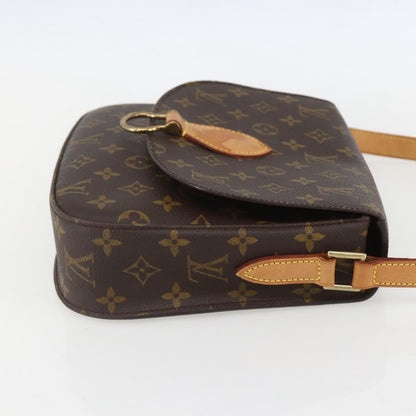 Louis Vuitton Saint Cloud Handbag Monogram Canvas, BROWN, CANVAS, Shoulder bag