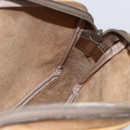 Loewe Anagram Clutch Bag Leather, BEIGE, LEATHER, Clutche & pouche